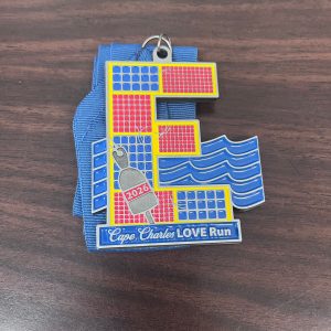 "E" Love Run Medal